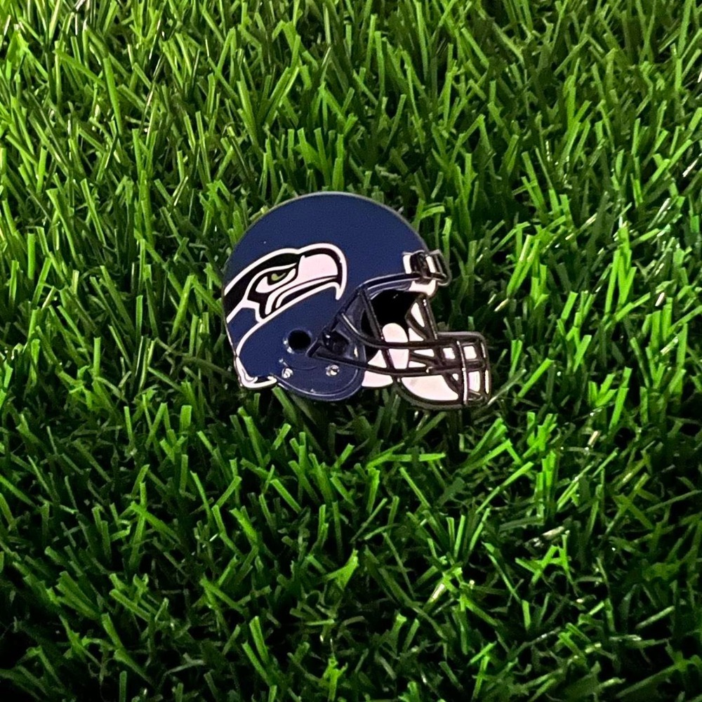 Seattle Seahawks helmet pin